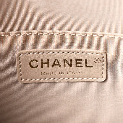Chanel Tweed Front Pocket Backpack Beige 6 of 10