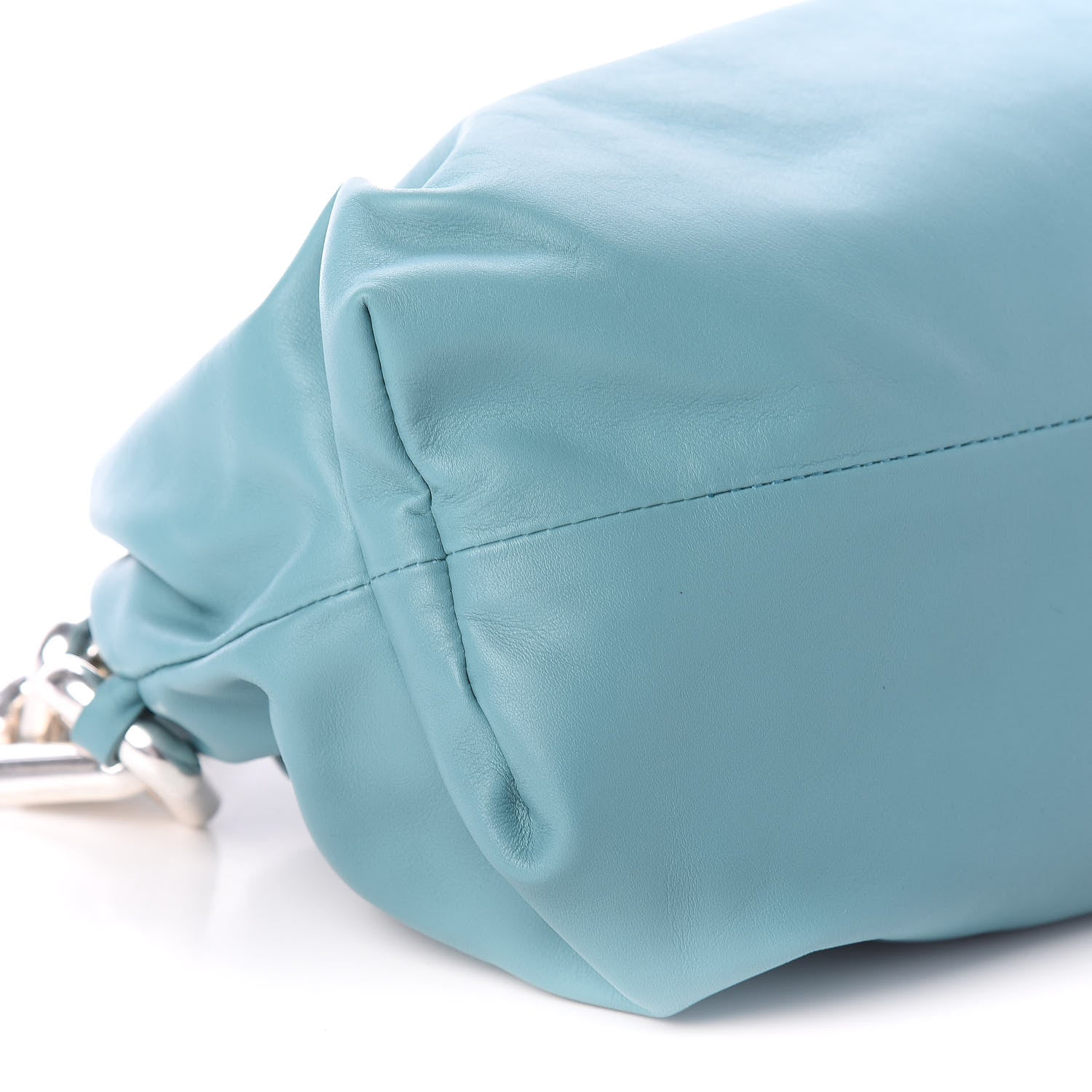 Bottega Veneta Calfskin The Pouch Chain Linloleum 6 of 7