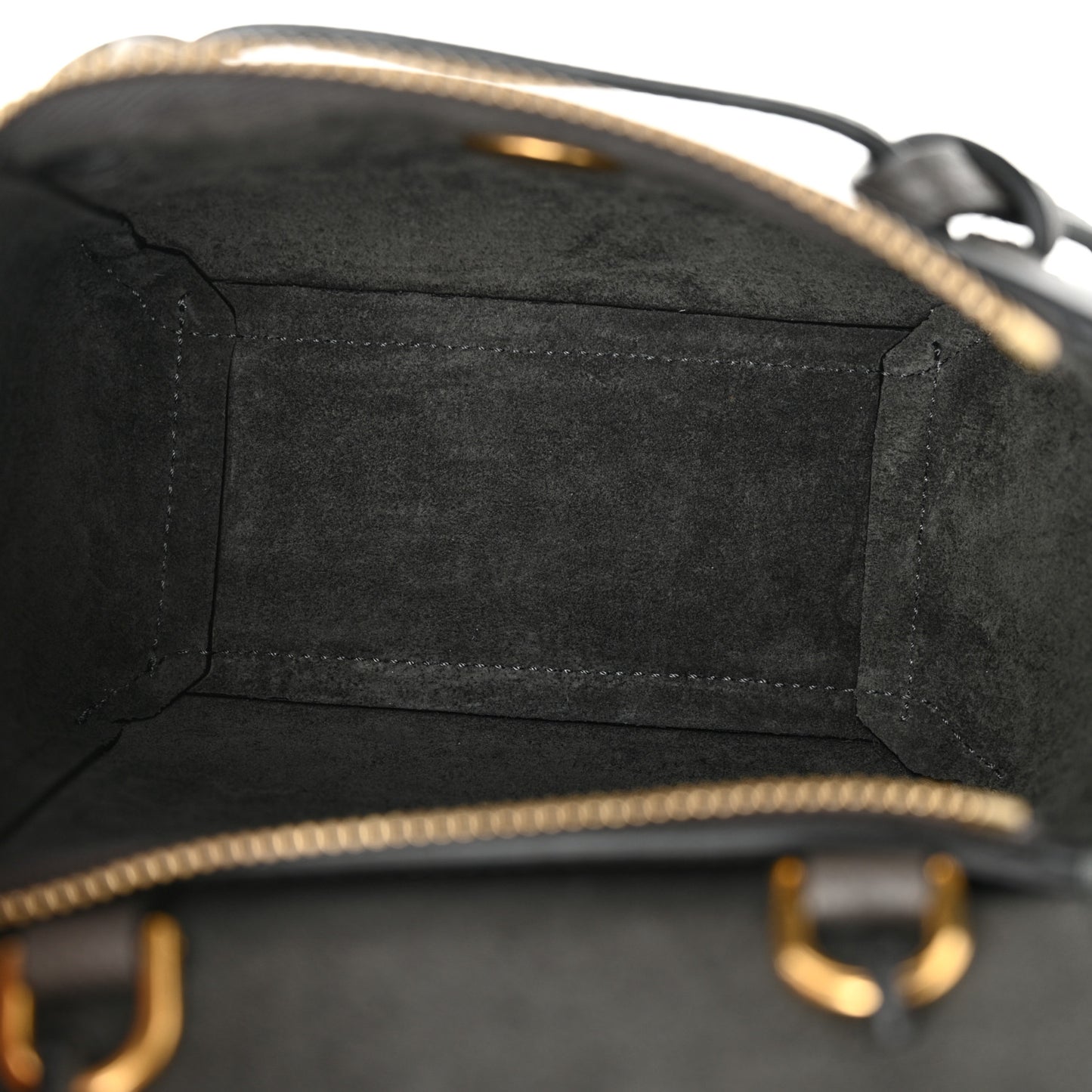 Grained Calfskin Pico Belt Bag Grey