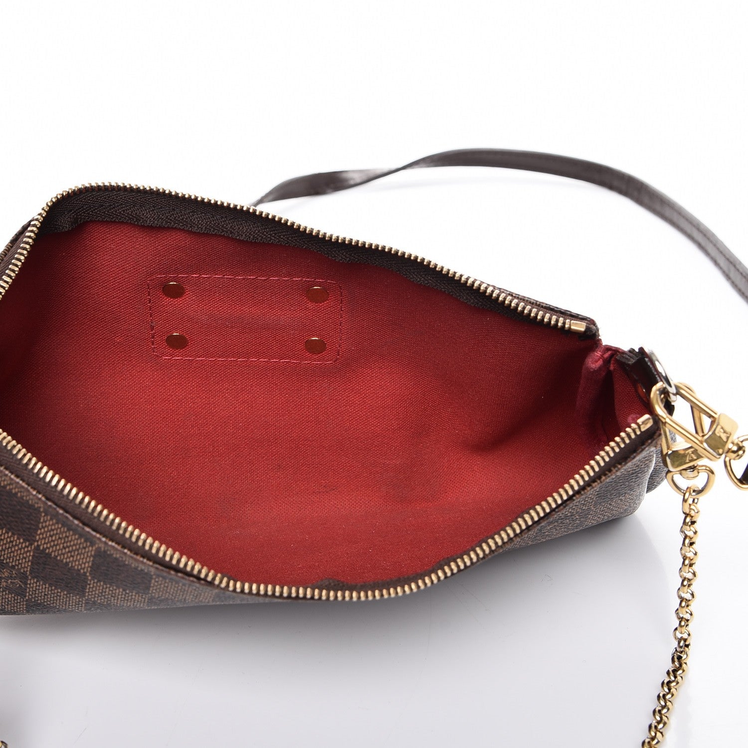 Louis Vuitton Damier Ebene Eva Clutch 5 of 8