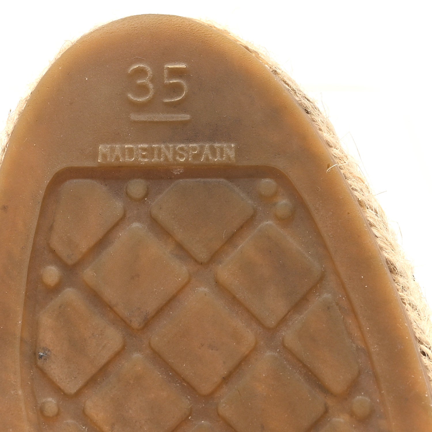 Chanel Lambskin CC Espadrilles 35 Beige Black 7 of 9
