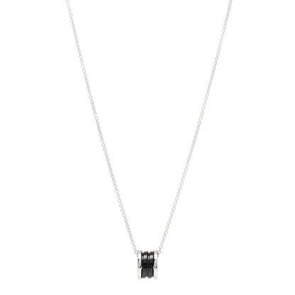 Bulgari Sterling Silver Ceramic Save The Children Pendant Necklace 1 of 7