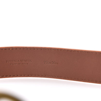 Bottega Veneta Nappa Intrecciato Belt 75 30 Tangerine 4 of 6