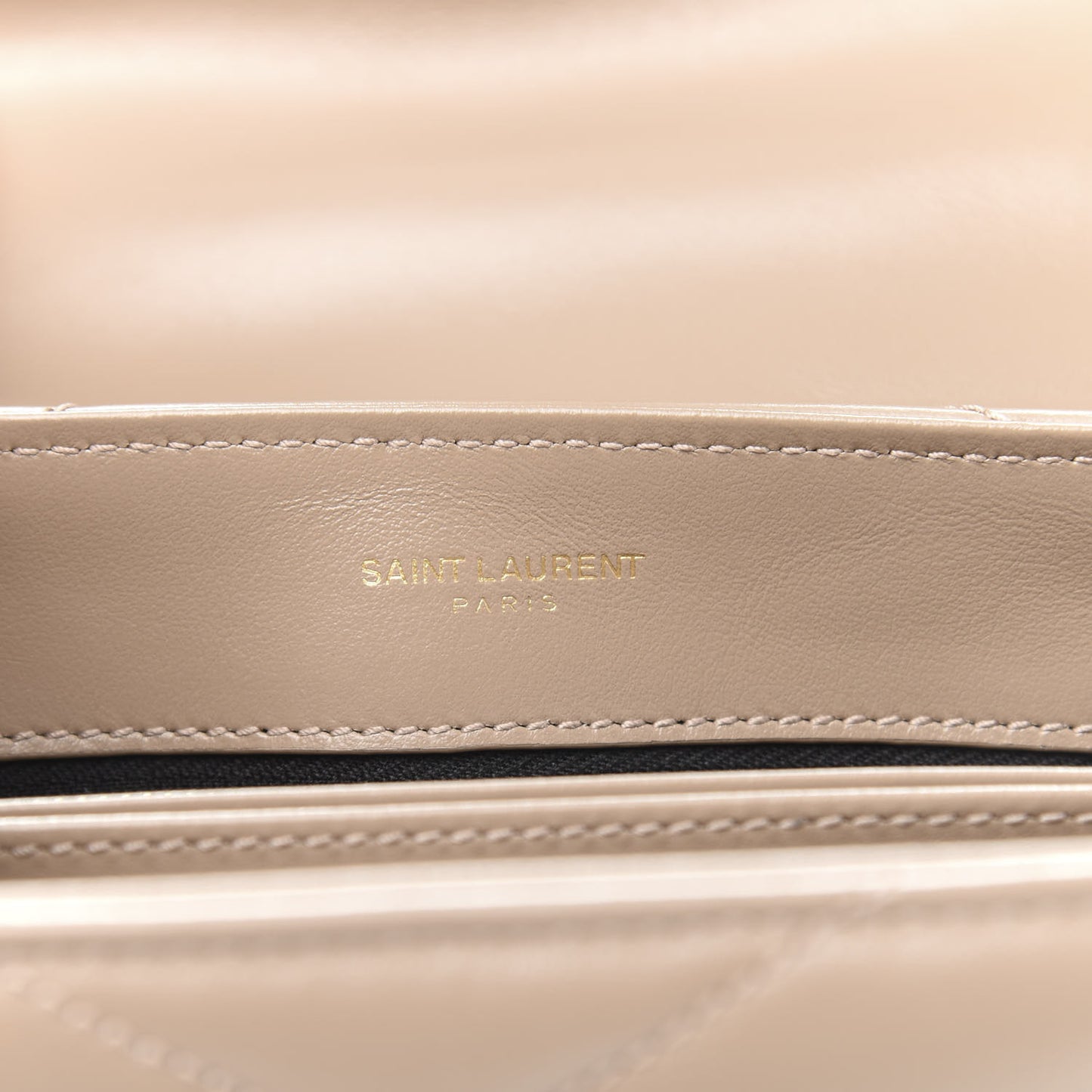 Calfskin Y Quilted Monogram Toy Loulou Crossbody Bag Dark Beige