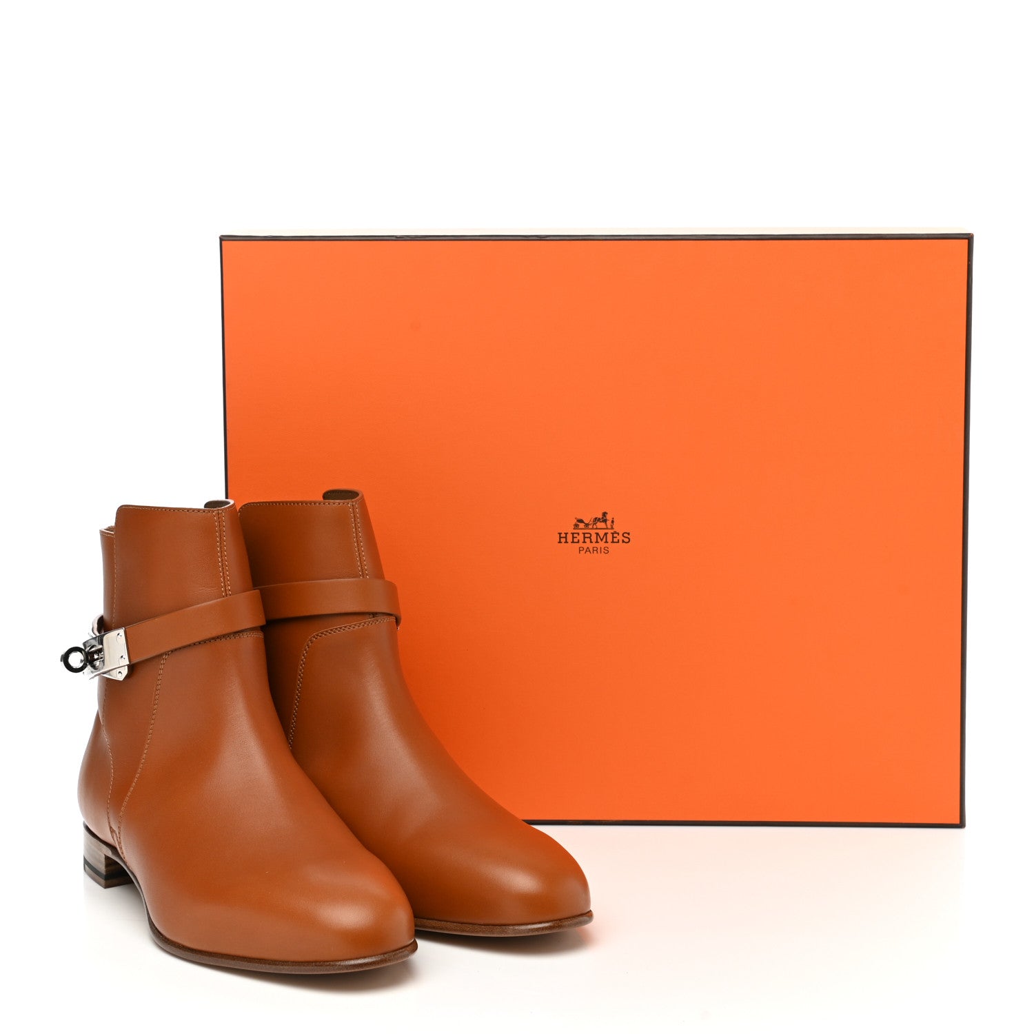 Hermes Calfskin Neo Low Boots 36 Natural 9 of 9