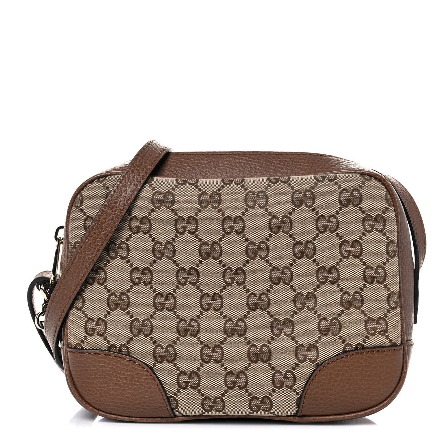 Monogram Mini Bree Messenger Bag Beige Tabacco