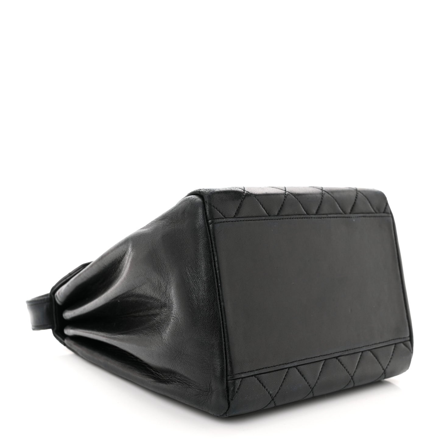 Lambskin Quilted CC Flap Bag Black