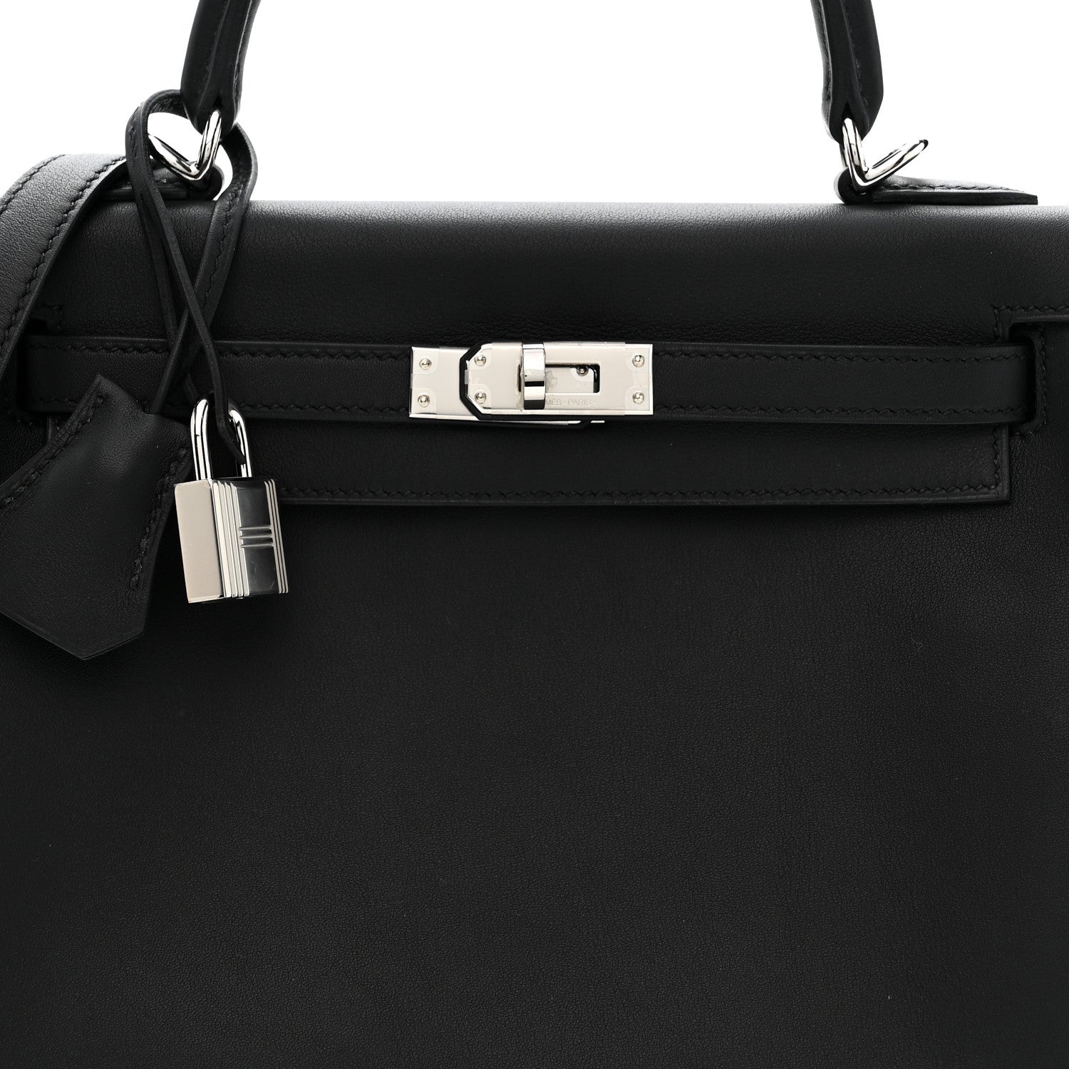 Hermes Swift Kelly Retourne 25 Black 8 of 11
