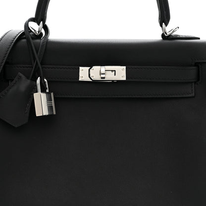 Hermes Swift Kelly Retourne 25 Black 8 of 11