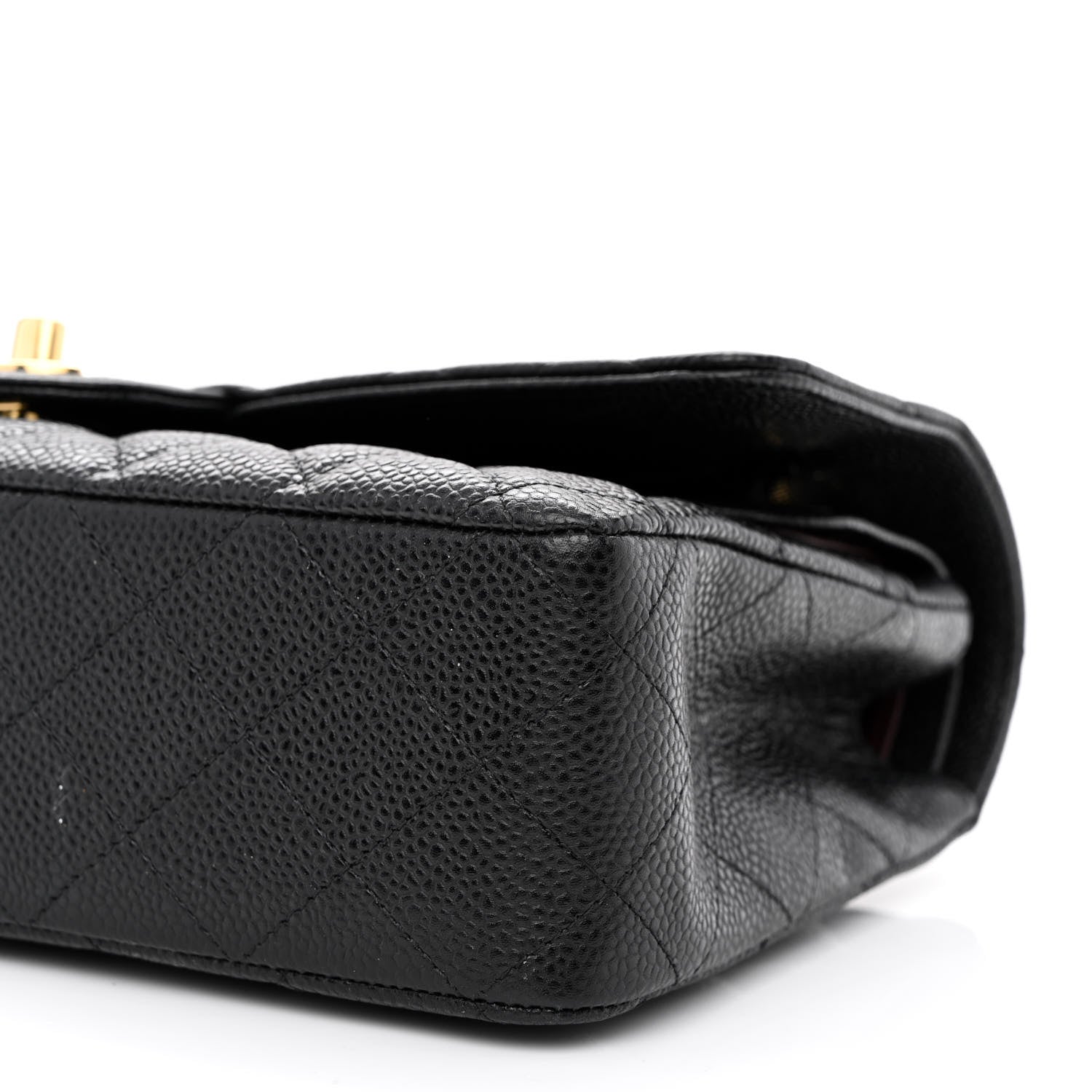 Chanel Caviar Quilted Medium Double Flap Black 10 of 11