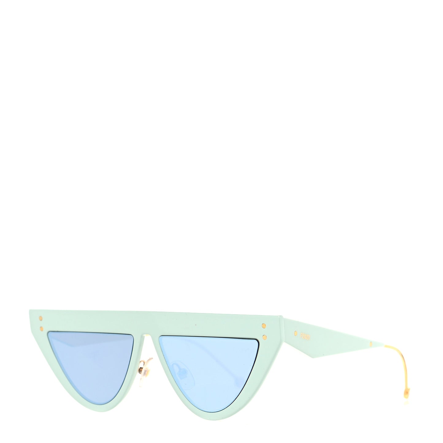Acetate Metal Defender Sunglasses FF 0371/S Light Green
