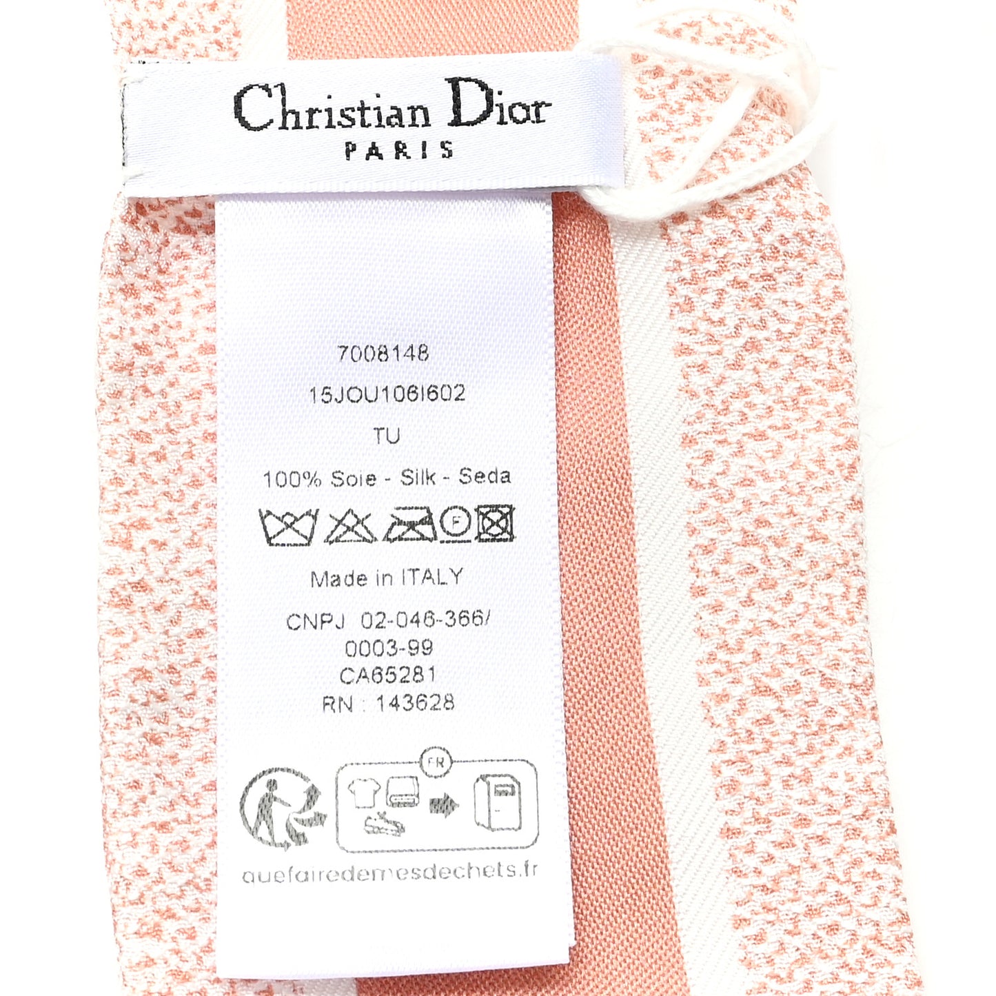 Silk Toile De Jouy Mitzah Scarf Pink