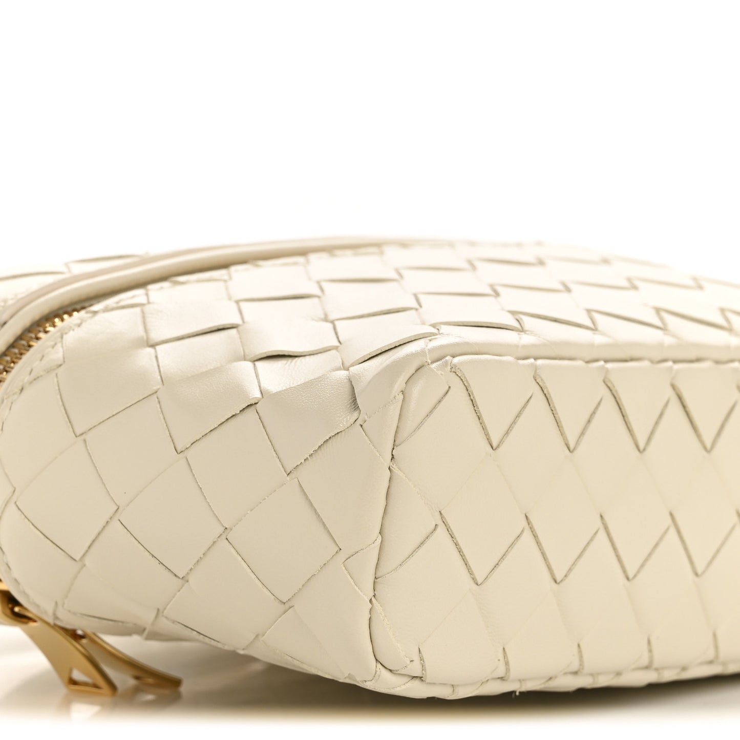 Calfskin Intrecciato Bang Bang Vanity Case Sea Salt