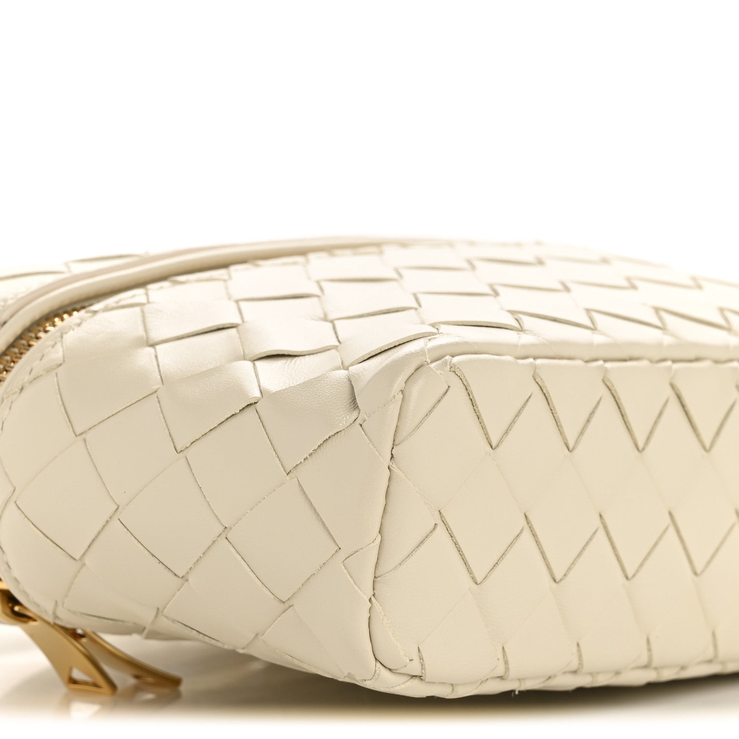 Bottega Veneta Calfskin Intrecciato Bang Bang Vanity Case Sea Salt 9 of 12