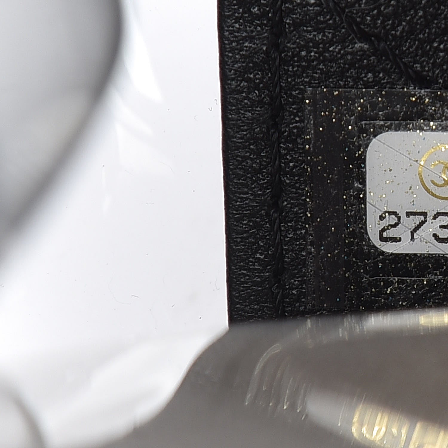 Chanel Lambskin PVC Medium Coco Sand Flap Black 7 of 10