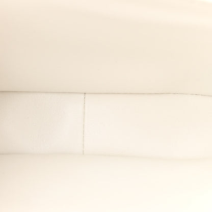 Celine Shiny Calfskin Teen Triomphe Arctic White 5 of 10