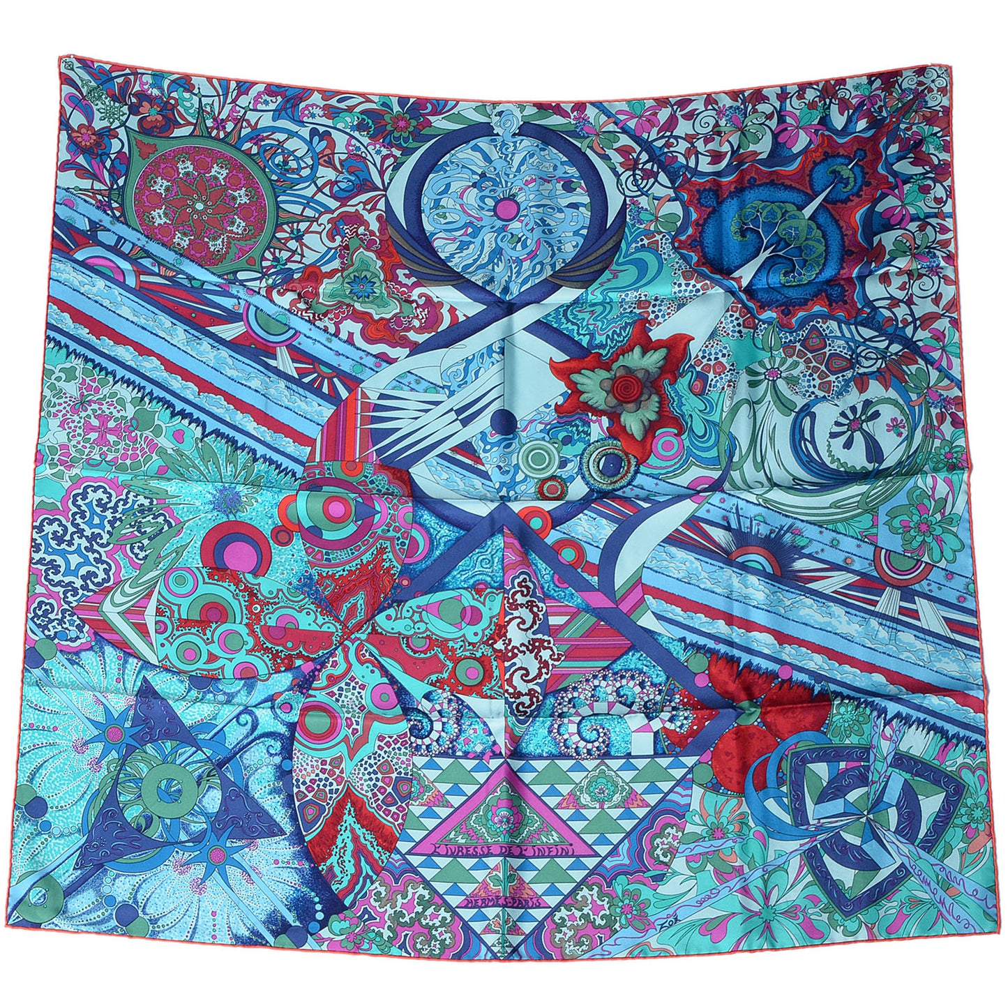 Silk L'ivresse de L'infini Scarf 90