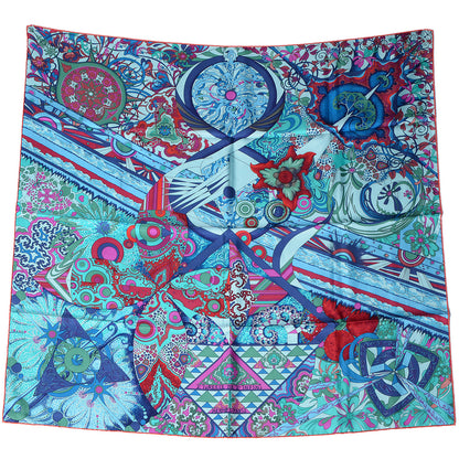 Hermes Silk L'ivresse de L'infini Scarf 90 2 of 5