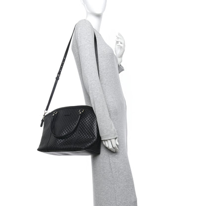 Gucci Soft Microguccissima Dome Satchel Black 2 of 13