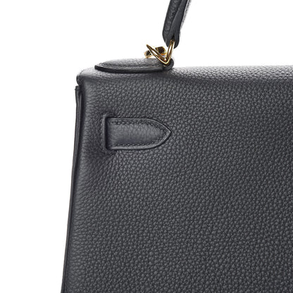 Hermes Togo Kelly Retourne 28 Black 19 of 42