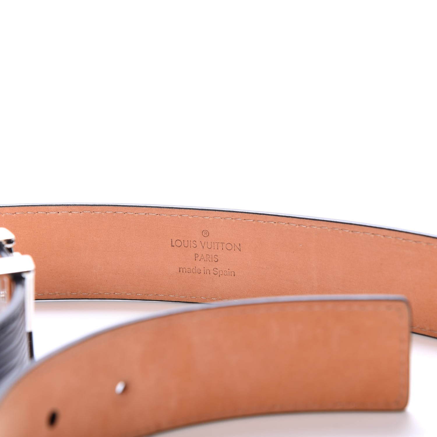 Louis Vuitton Epi 30mm LV Initiales Belt 85 34 Black 4 of 7