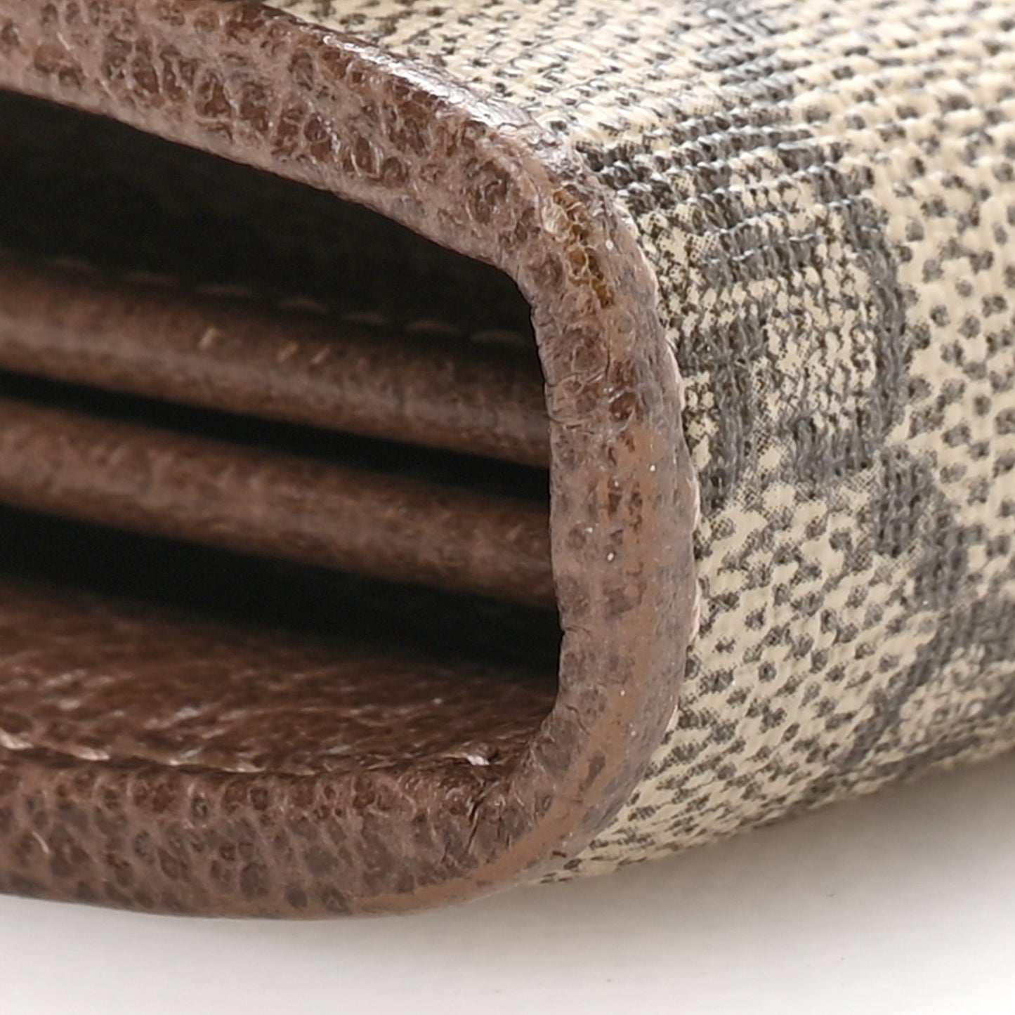 GG Supreme Monogram Web Ophidia Wallet On Chain Brown