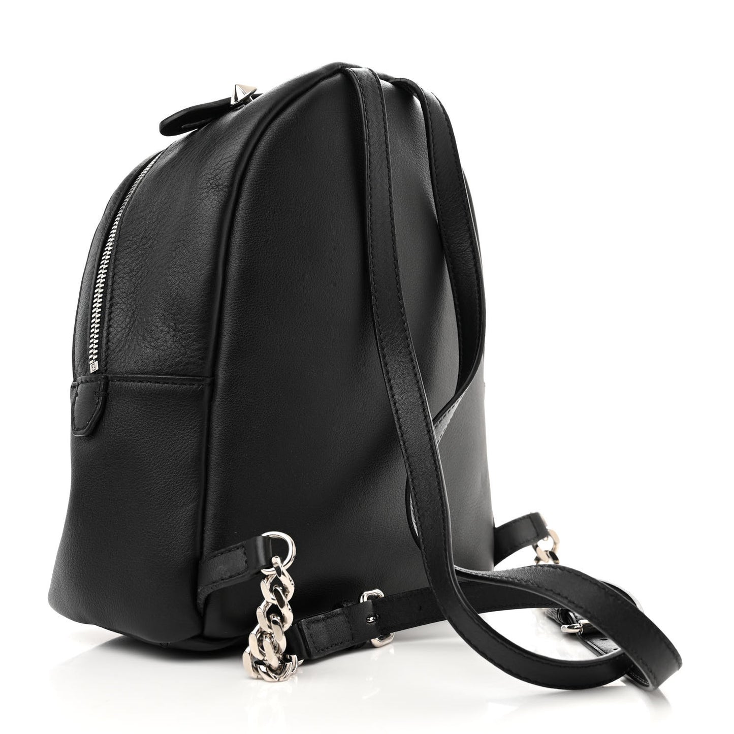 Vitello Dolce Studded Mini Backpack Black Multicolor