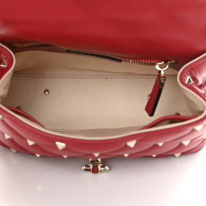 Valentino Garavani Nappa Small Candystud Crossbody Rosso Valentino 5 of 14