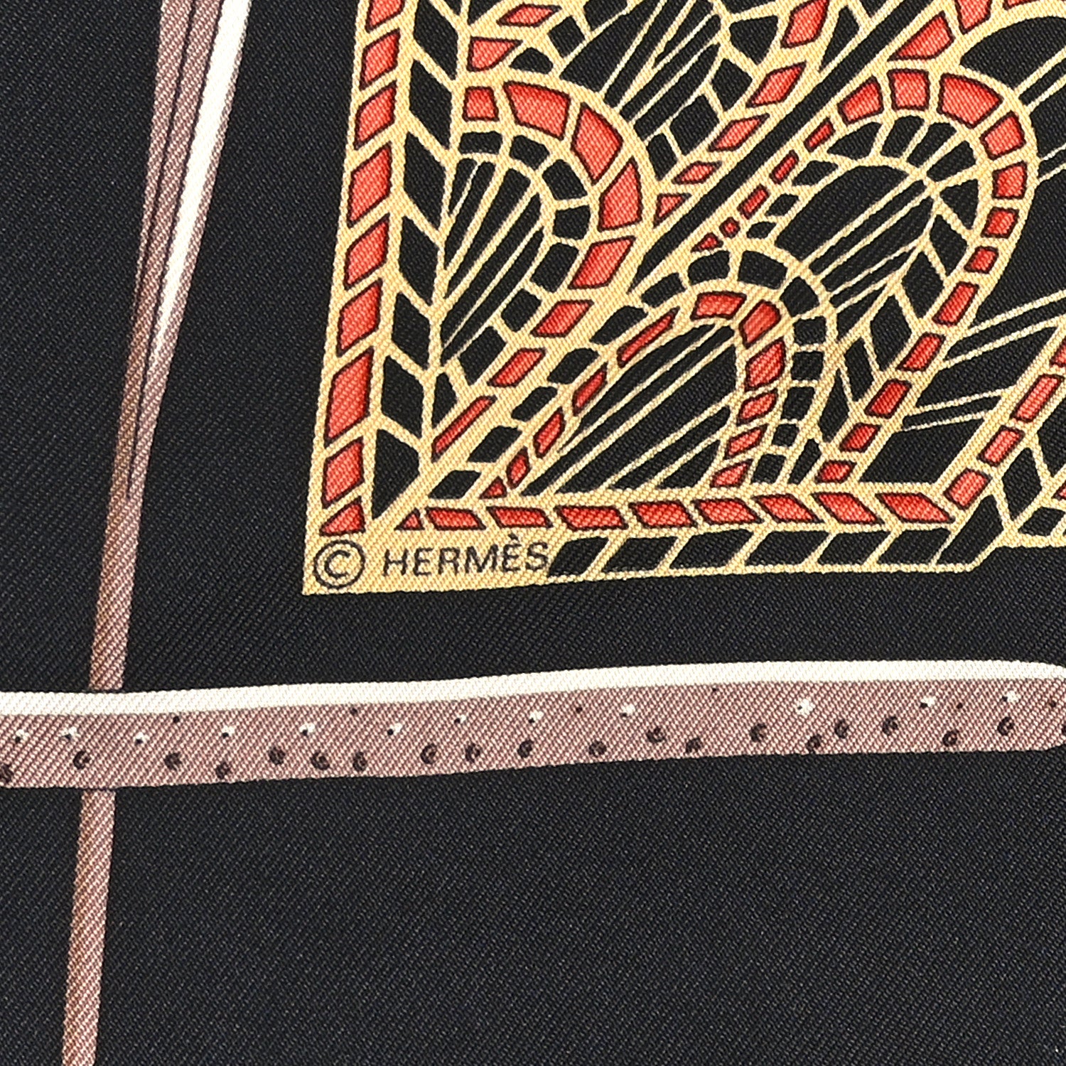 Hermes Silk Libres Comme L'Air Scarf 90 Black 7 of 10
