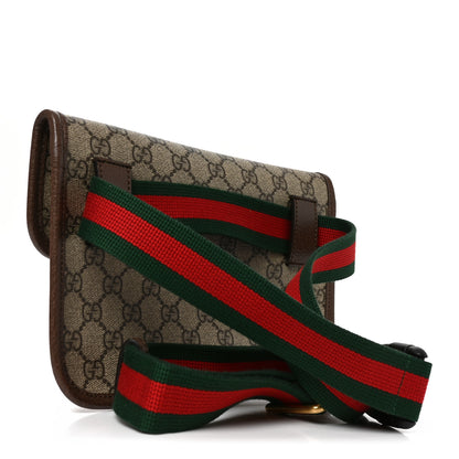 Gucci GG Supreme Monogram Neo Vintage Web Belt Bag Brown 3 of 10