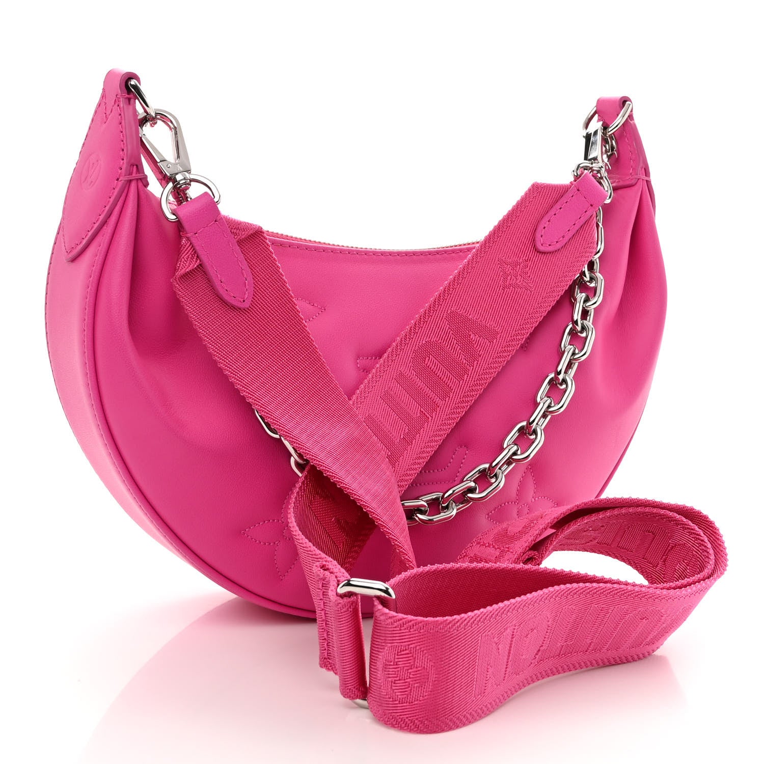 Louis Vuitton Calfskin Bubblegram Over The Moon Dragon Fruit 3 of 10