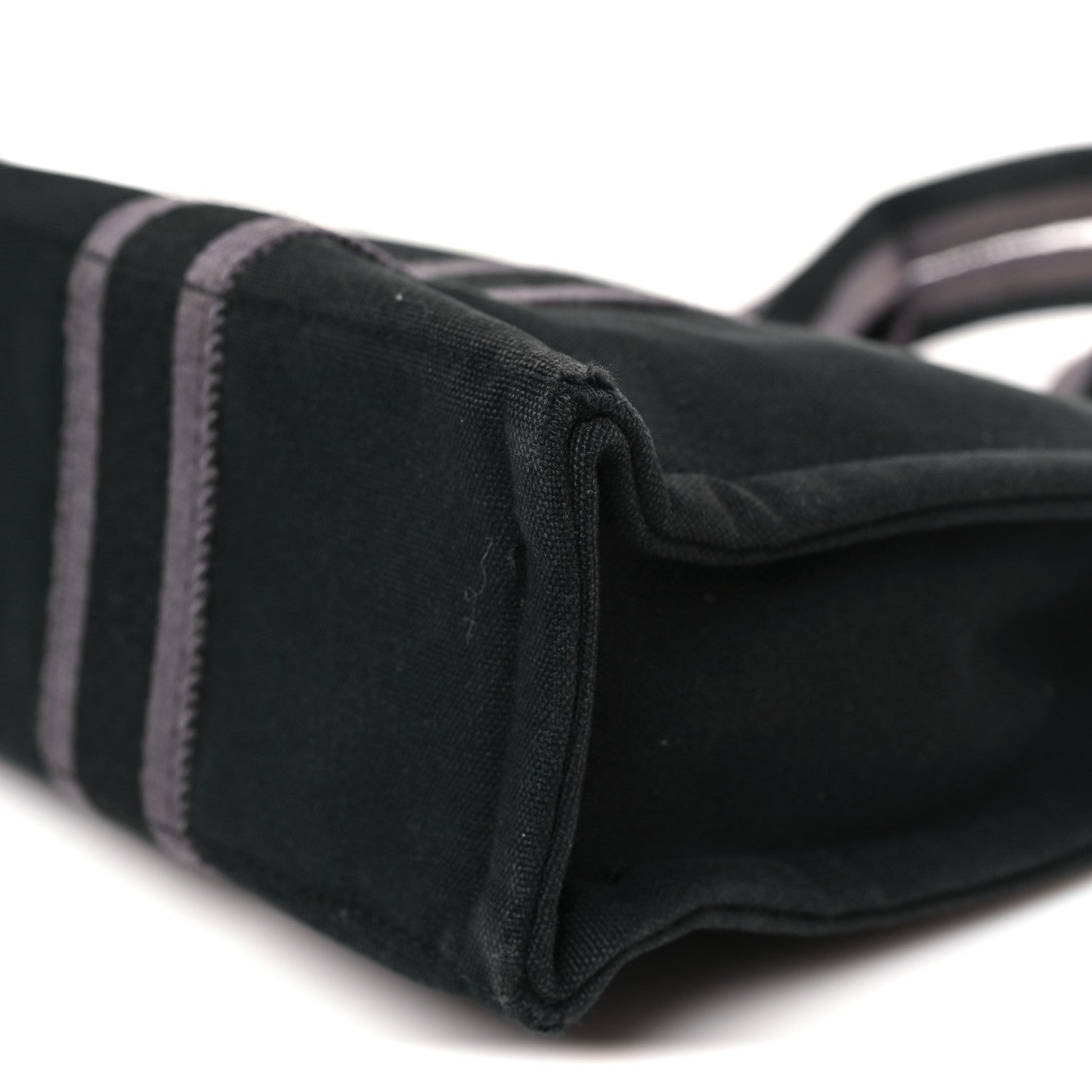 Hermes Canvas Tout Fourre PM Black 9 of 10
