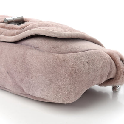 Chanel Shearling Quilted Mademoiselle Flap Pink 7 of 10