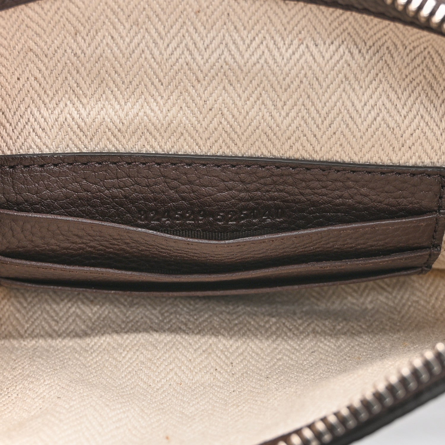 Gucci Pebbled Calfskin Mini B Shoudler Bag Dark Brown 7 of 10