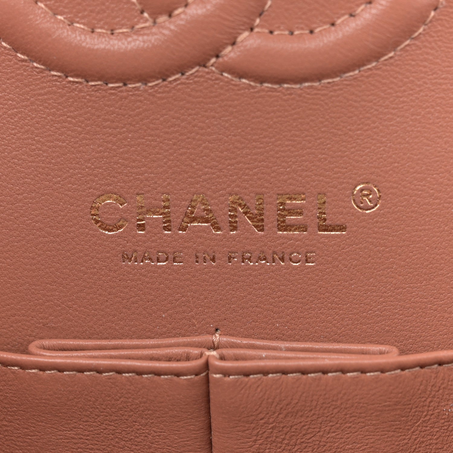 Chanel Lambskin Quilted Small Double Flap Brown 6 of 12