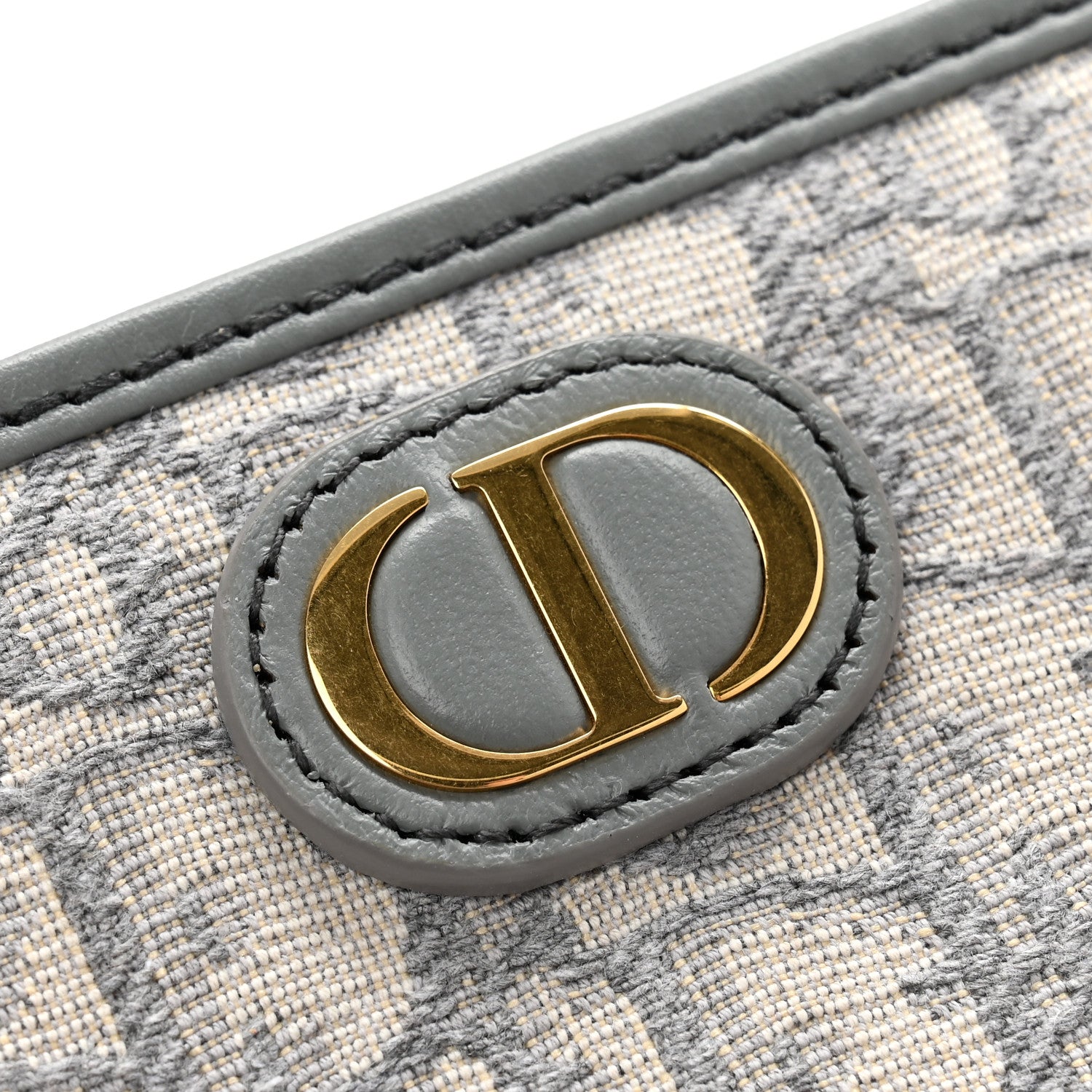 Christian Dior Oblique Medium 30 Montaigne Pouch Grey 8 of 9
