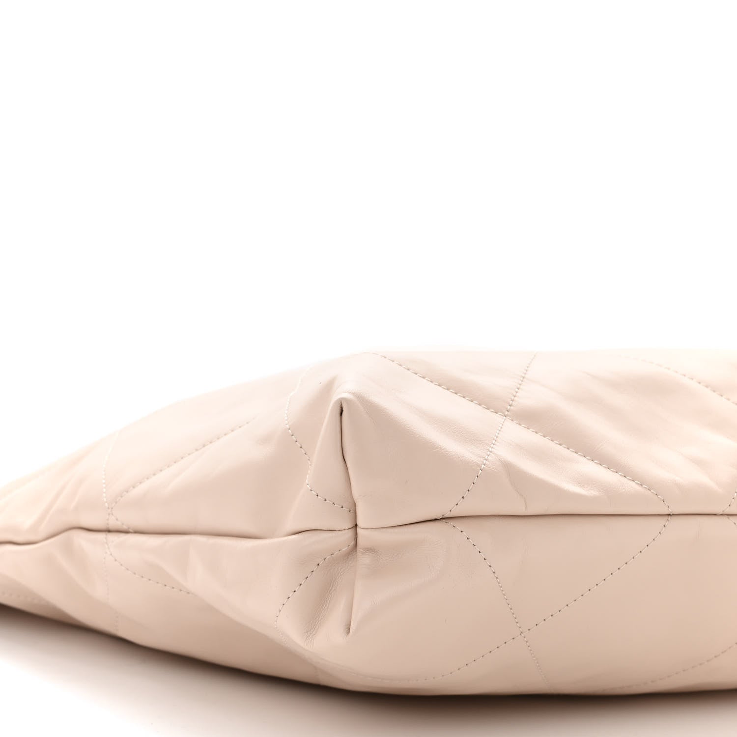 Chanel Shiny Calfskin Quilted Chanel 22 Ecru 9 of 10