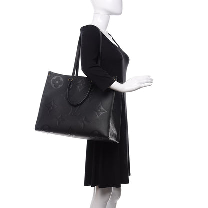 Louis Vuitton Empreinte Monogram Giant Onthego GM Black 2 of 9