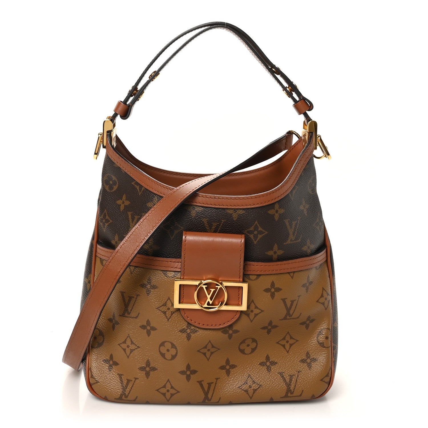 Louis Vuitton Reverse Monogram Dauphine Hobo PM 1 of 9
