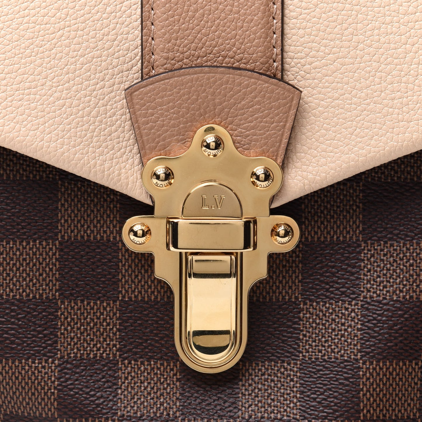 Damier Ebene Clapton Backpack Creme