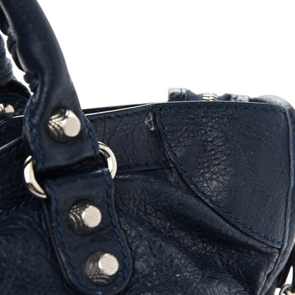 Balenciaga Agneau Giant 12 Silver Hardware City Bleu Obscur 12 of 13