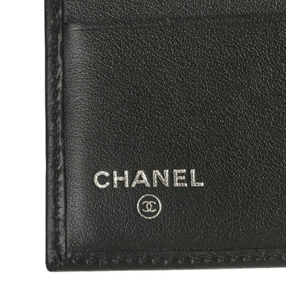 Chanel Calfskin Quilted Mens Small Pour Monsieur Wallet Black 6 of 9