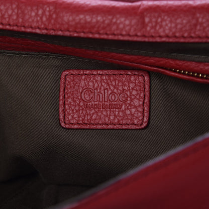 Chloe Calfskin Medium Marcie Top Handle Bag Red 6 of 7