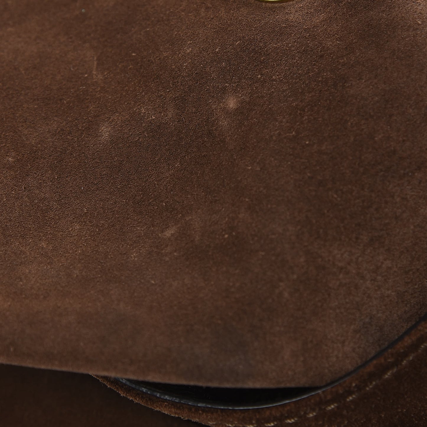 Suede Effie Satchel Brown