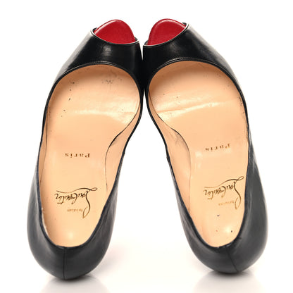 Christian Louboutin Kid Very Prive 120 Pumps 38.5 Black 2 of 10