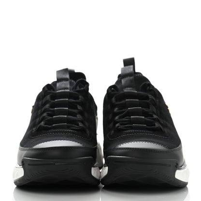 Chanel Velvet Calfskin Mixed Fibers CC Sneakers 38 Black 2 of 9