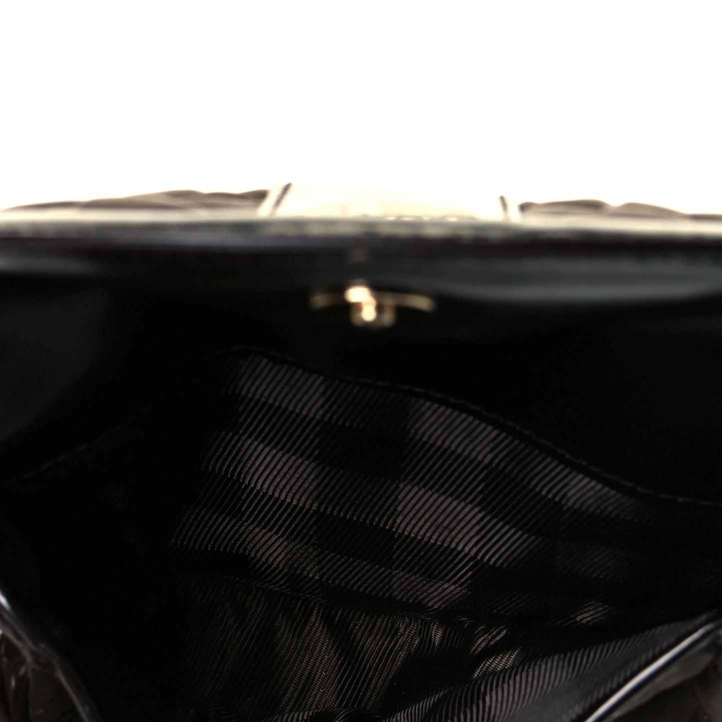 Nylon Quilted Crossbody Dark Brown