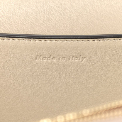 Celine Shiny Smooth Calfskin Medium Frame Shoulder Bag Grege Storm 7 of 12
