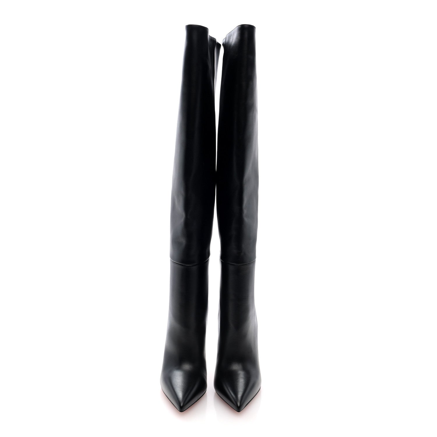 Christian Louboutin Calfksin Astrilarge Botta Knee Boots 39 Black 2 of 8