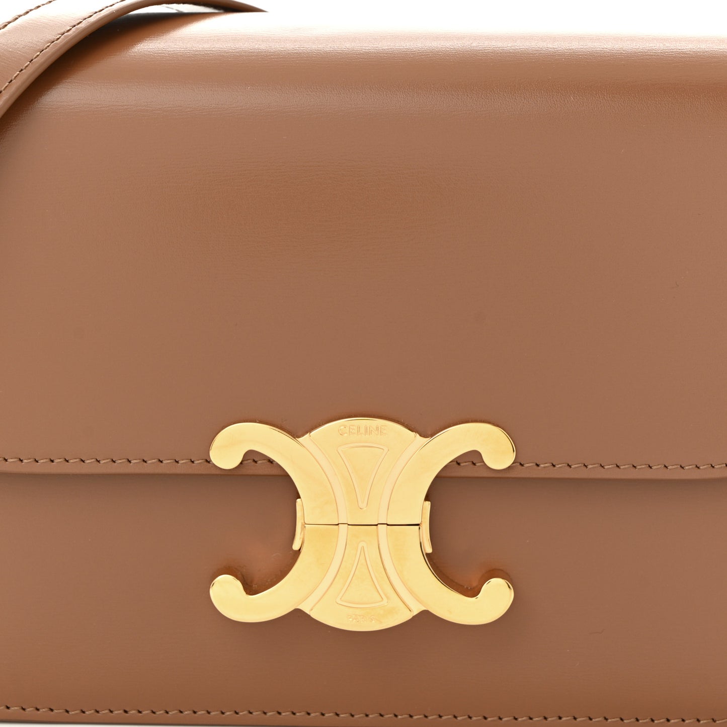 Shiny Calfskin Teen Triomphe Bronze